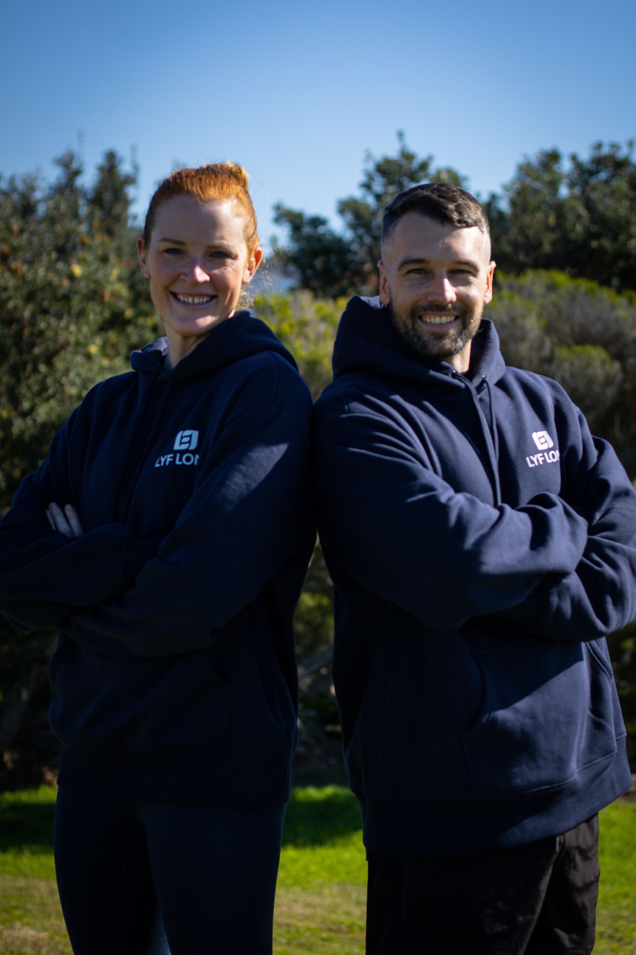 Michael and Jade, founders of LYF Long
